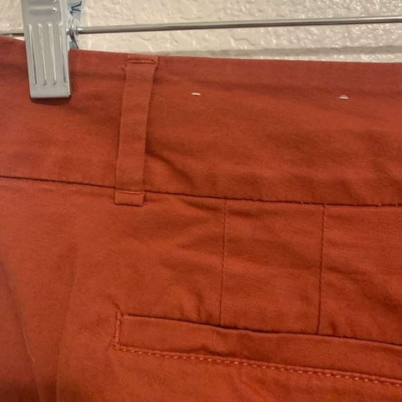 Classic Ann Taylor Loft Rust Red Capri Pant Woman's Petite 2 - Picture 8 of 11
